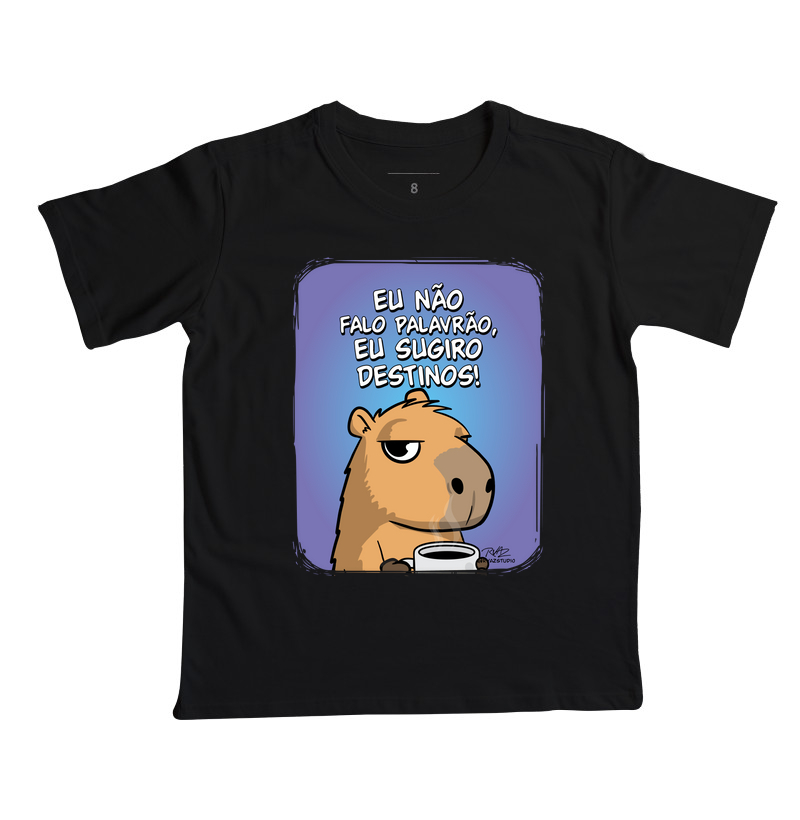 Camiseta Capivara Sugiro Destinos