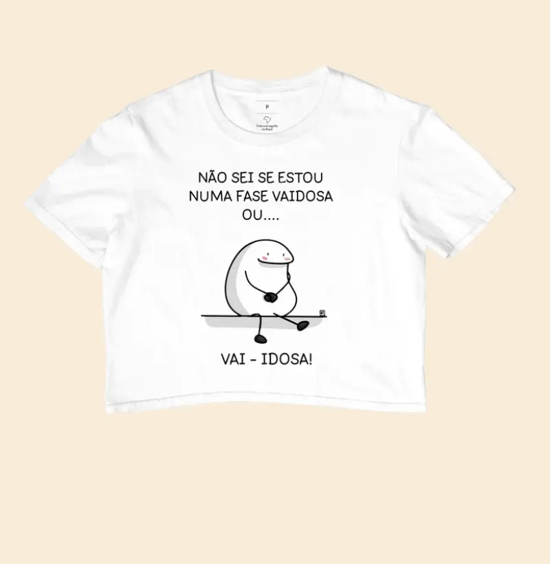 Cropped Não sei se estou numa fase vaidosa ou...  vai-idosa