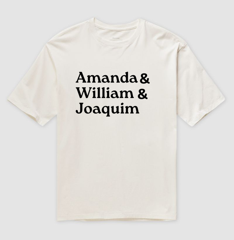 Camiseta Oversized Amanda