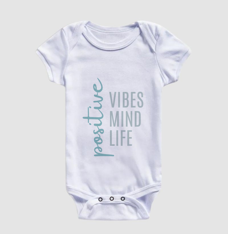 Positive Vibes Mind Life Blue