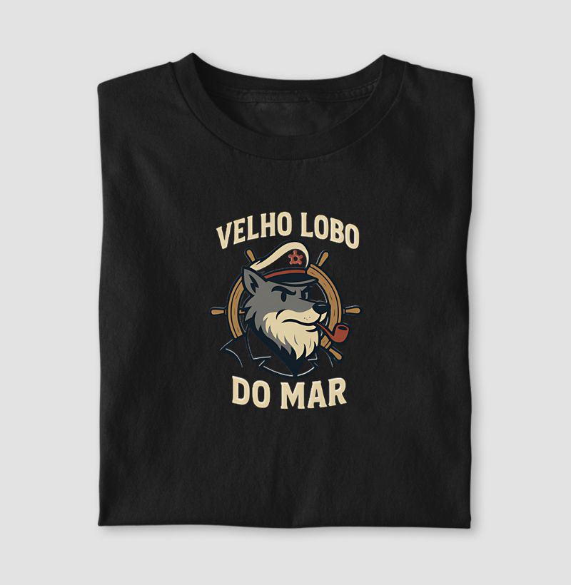 Velho lobo do mar - Algodão 30.1 