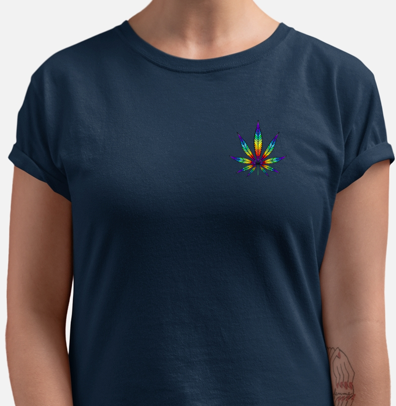 Camiseta Folha Rainbow