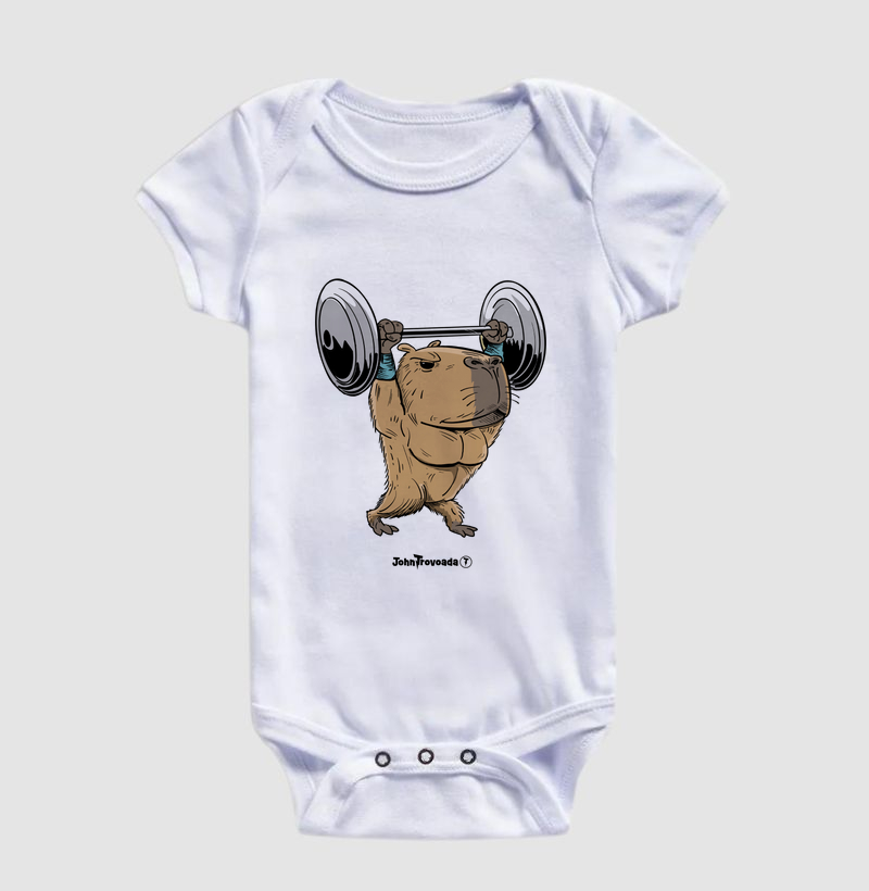 Body Bebê Capivara Jerk 
