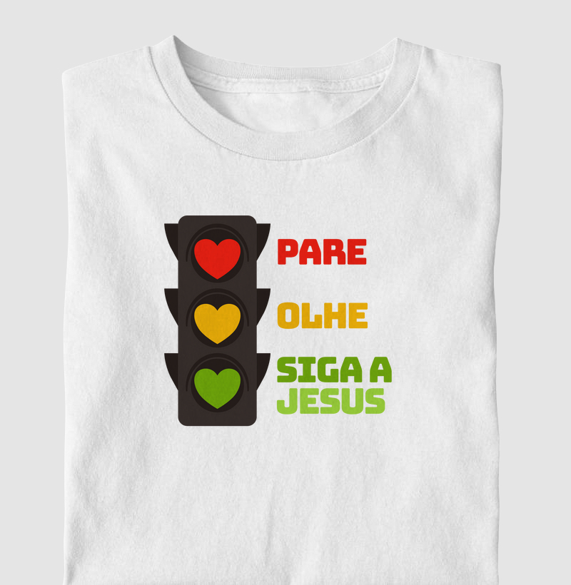 🚦 Pare, Olhe, Siga a Jesus – O Caminho da Vida ✨
