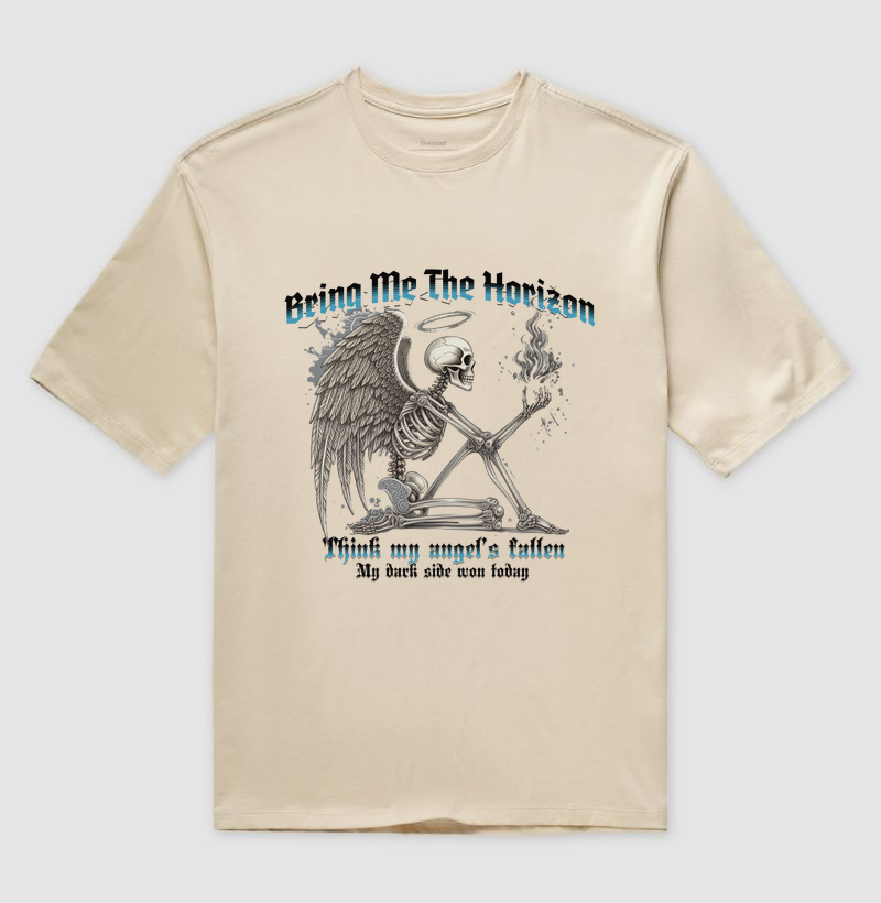 Camiseta Oversized Basic Bring Me The Horizon Darkside