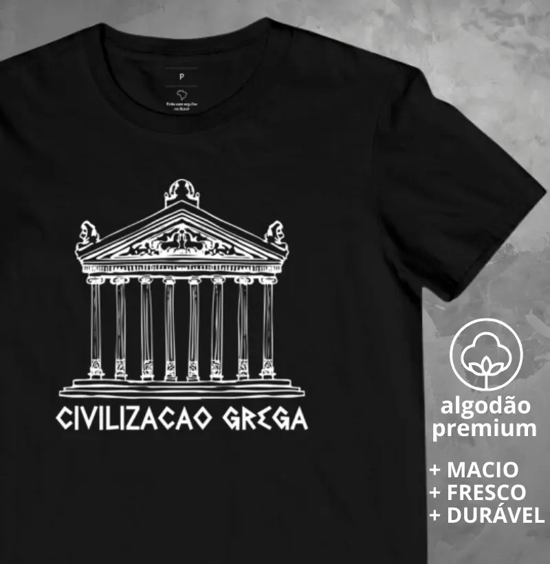 Camiseta Civilização Grega