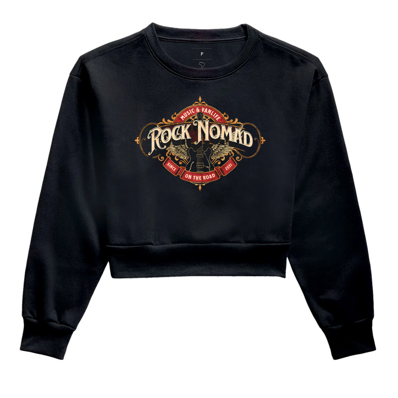 Cropped Moletom Rock Nomad