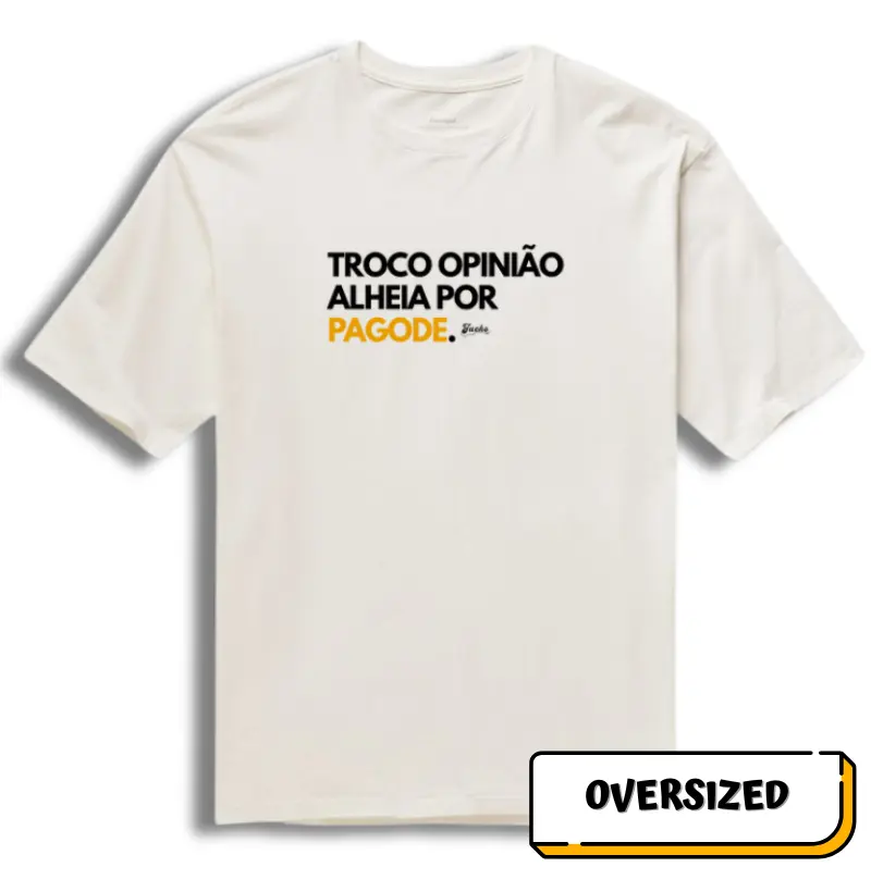 Troco opinião alheia por pagode