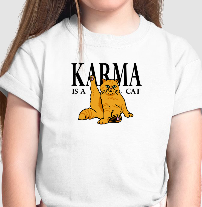 Karma is a cat