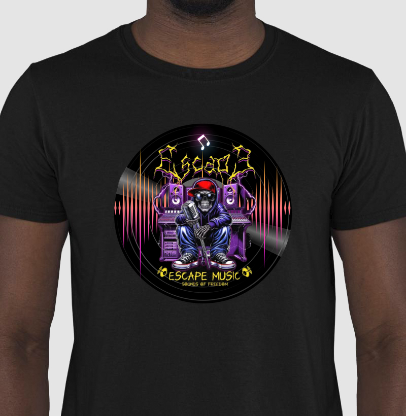 34- CAMISETA ESCAPE MUSIC 