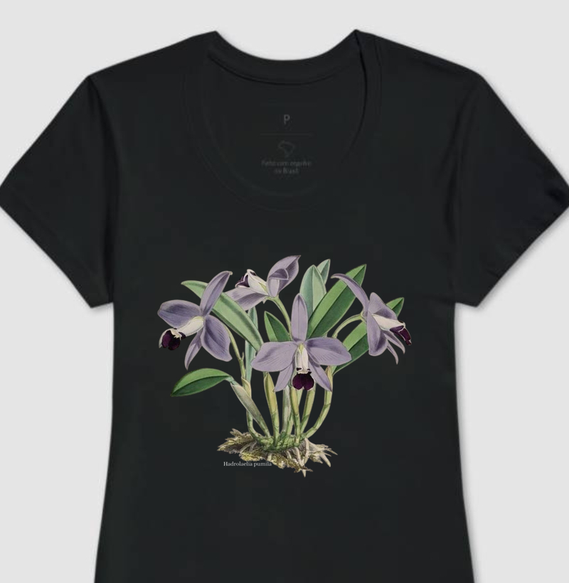 Camiseta Feminina Baby Long Hadrolaelia pumila