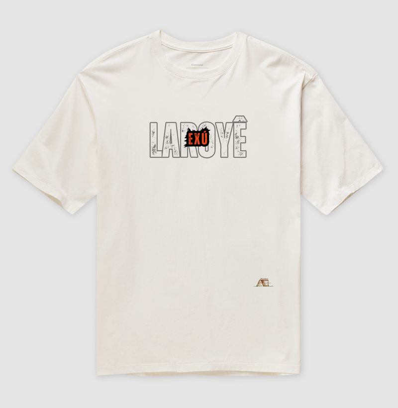 Camiseta unisex Oversize Laroyê Exu 100% Algodão