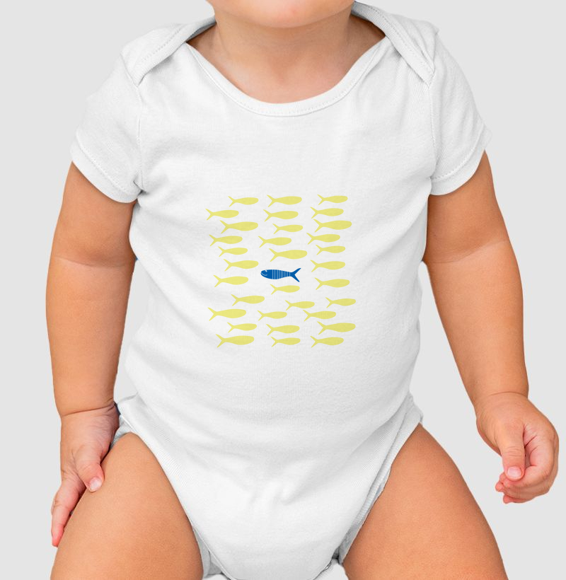 Body Infantil Coral 