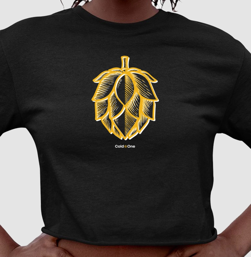 Camiseta Cropped Lúpulo