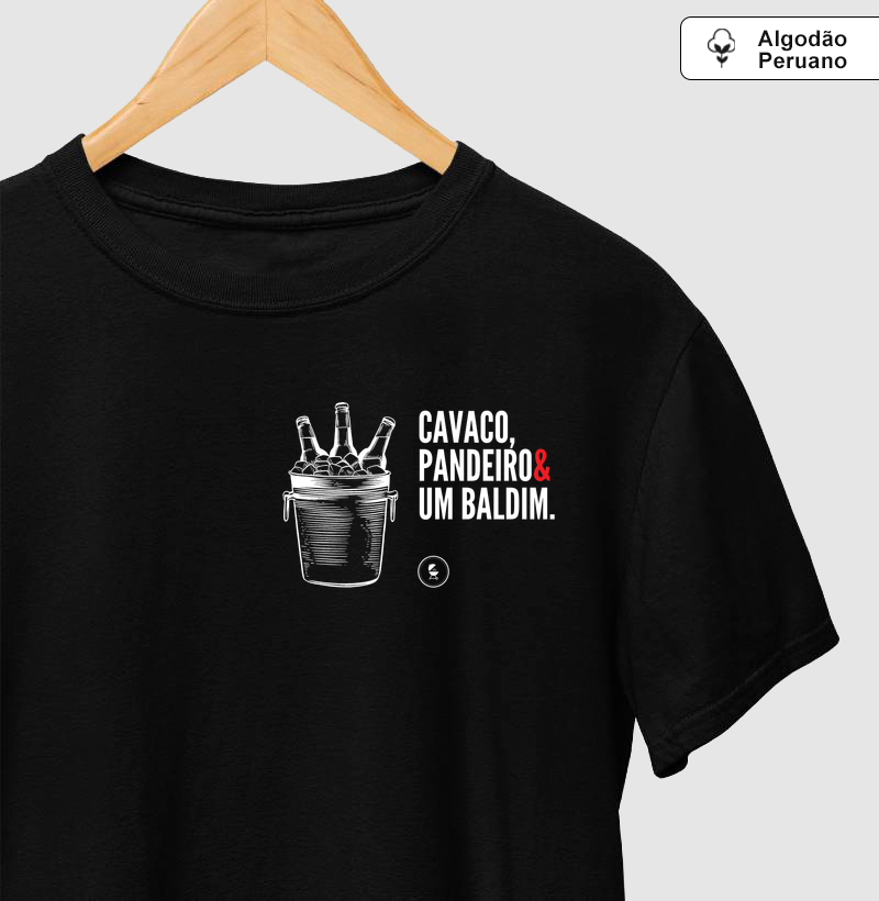 Cavaco, pandeiro e um baldim