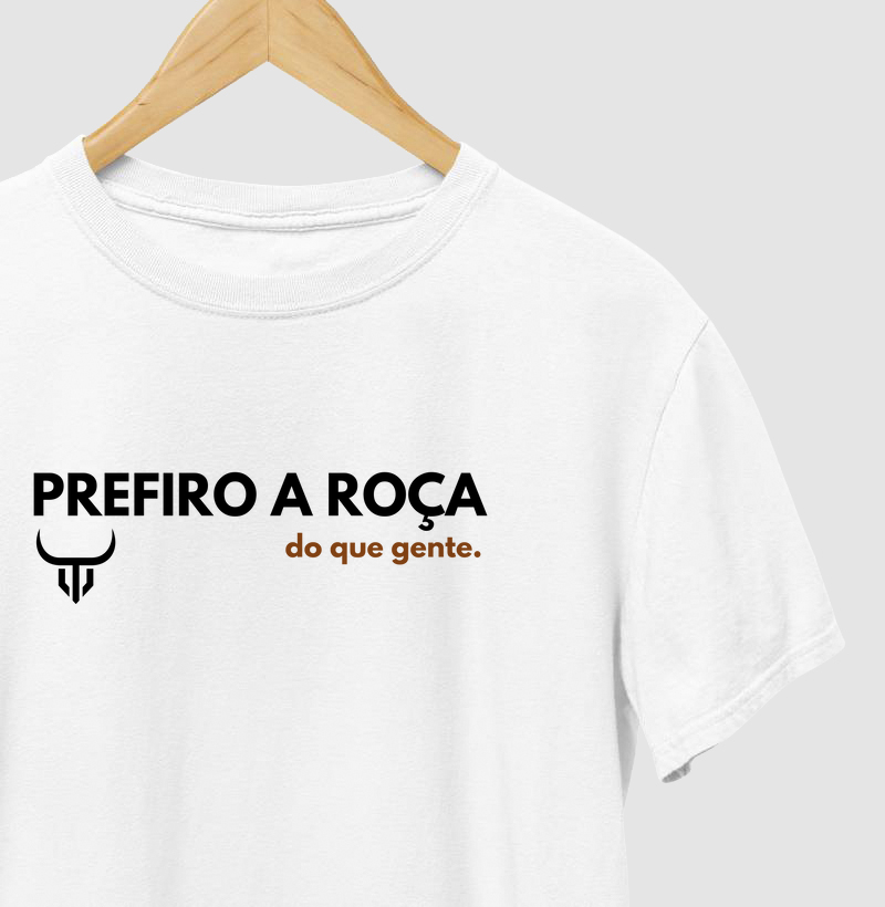 Prefiro a roça do que gente 