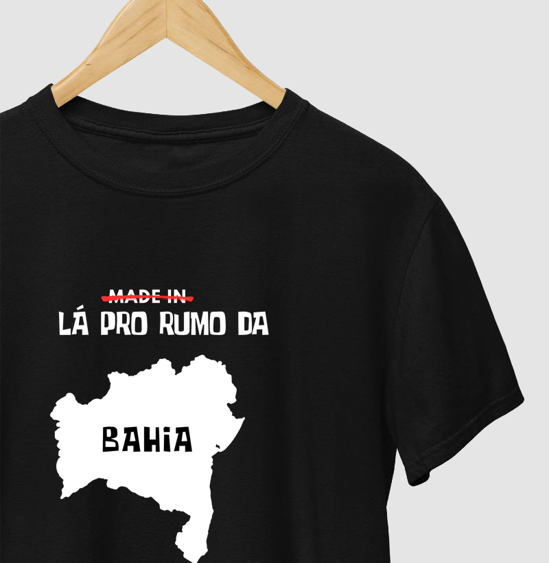 Camiseta " Lá pro rumo da Bahia" | OxenteWear