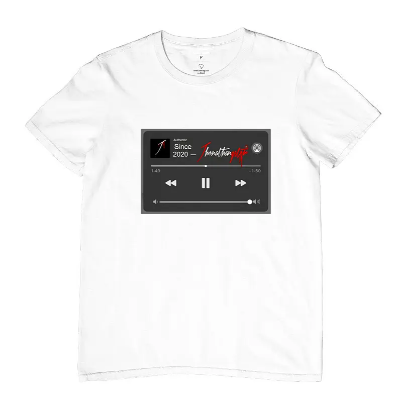 Camiseta Masculina Jhonathangster Playlist