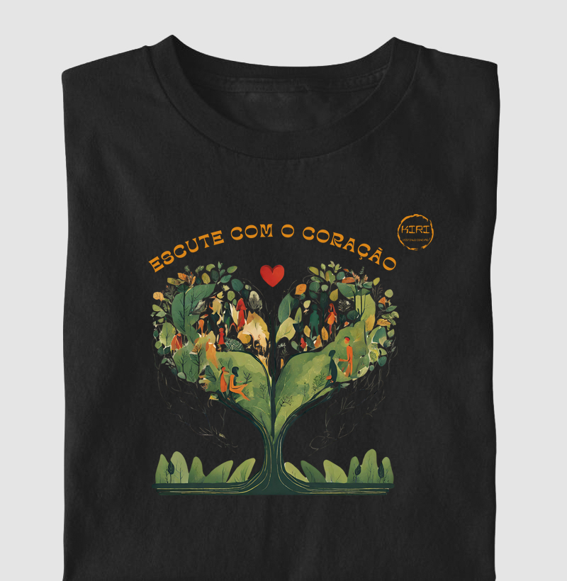 Camiseta KIRI - Escute com o Coração