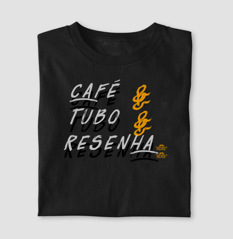 Tshirt Café Tubo e Resenha