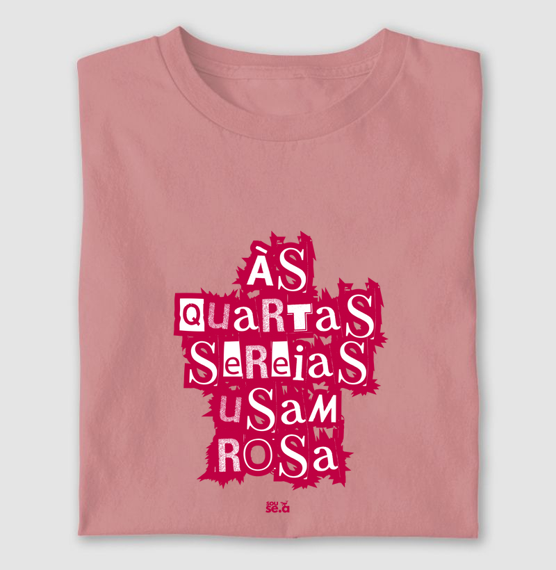 às quartas sereias usam rosa
