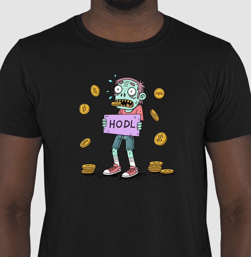 Camiseta Crypto HODL — Estilo e Estampa Premium
