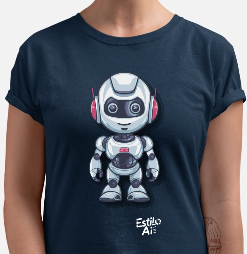 Estampa Robô