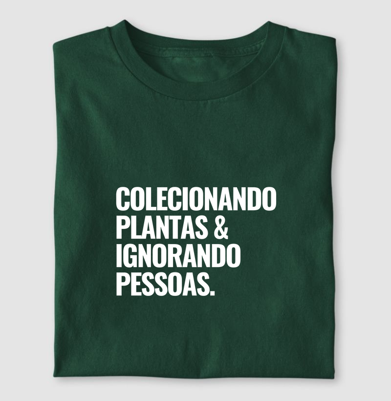 Colecionando plantas