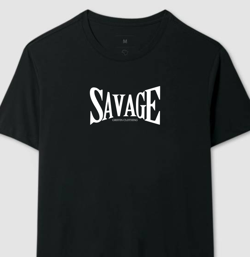 CAMISETA MASCULINA SAVAGE