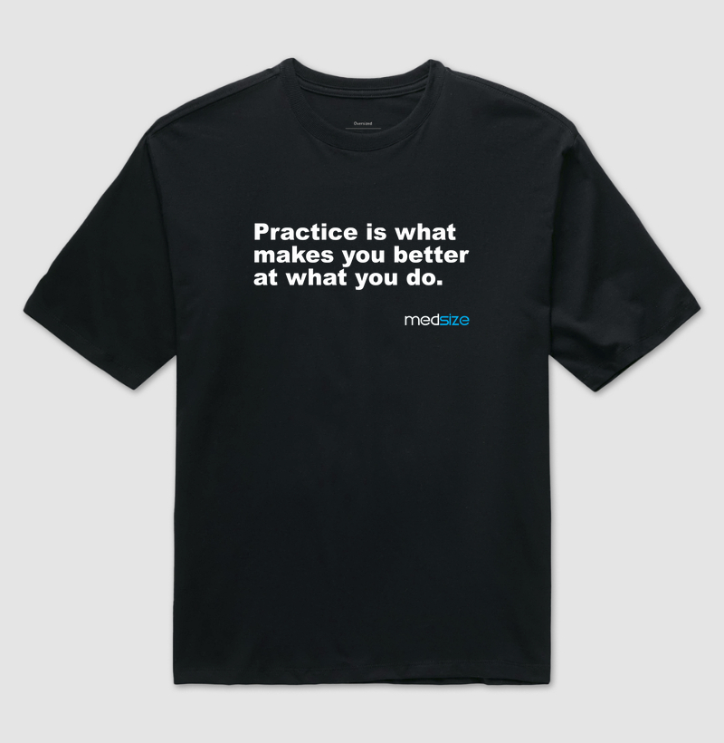 Practices oversized