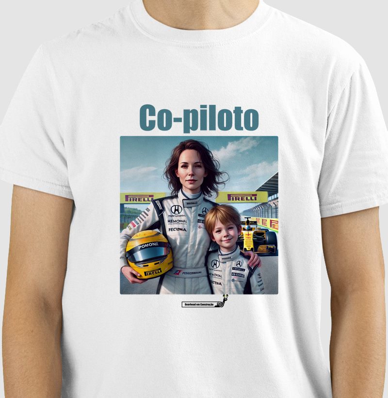 Camiseta - Mãe/Filho Co-Piloto