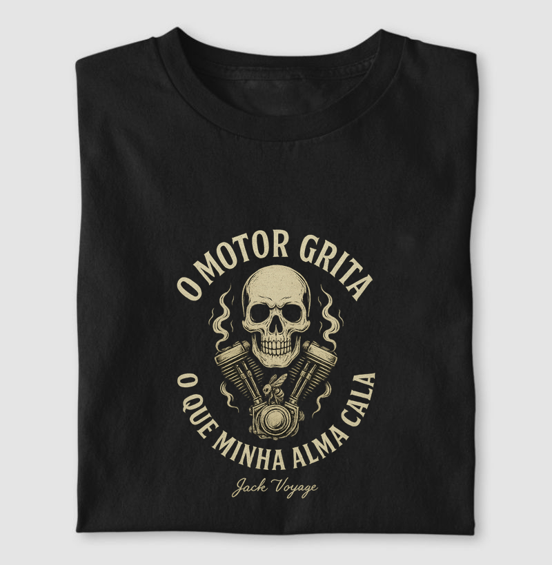 O motor grita o que minha alma cala