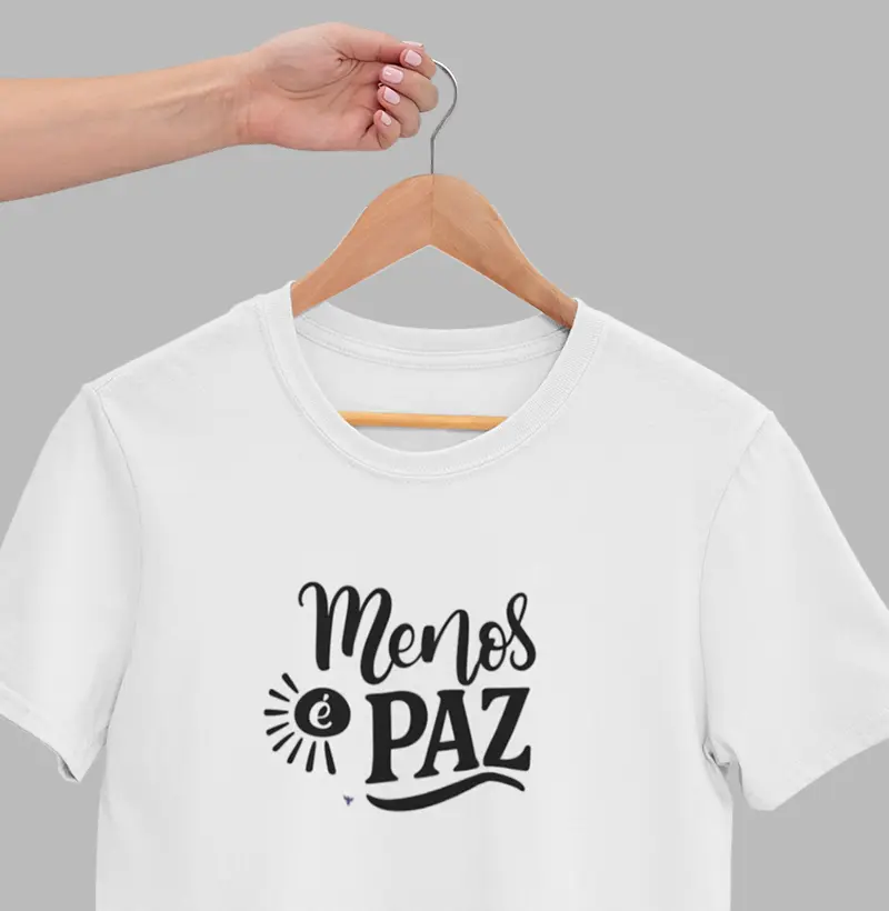 Menos é paz