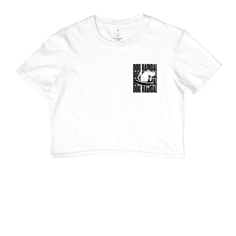 Cropped Dog Pulse Radical White Small - Dog On Fire
