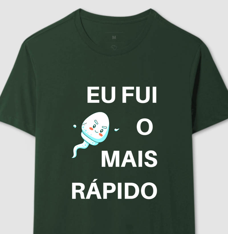 Eu fui o mais rápido