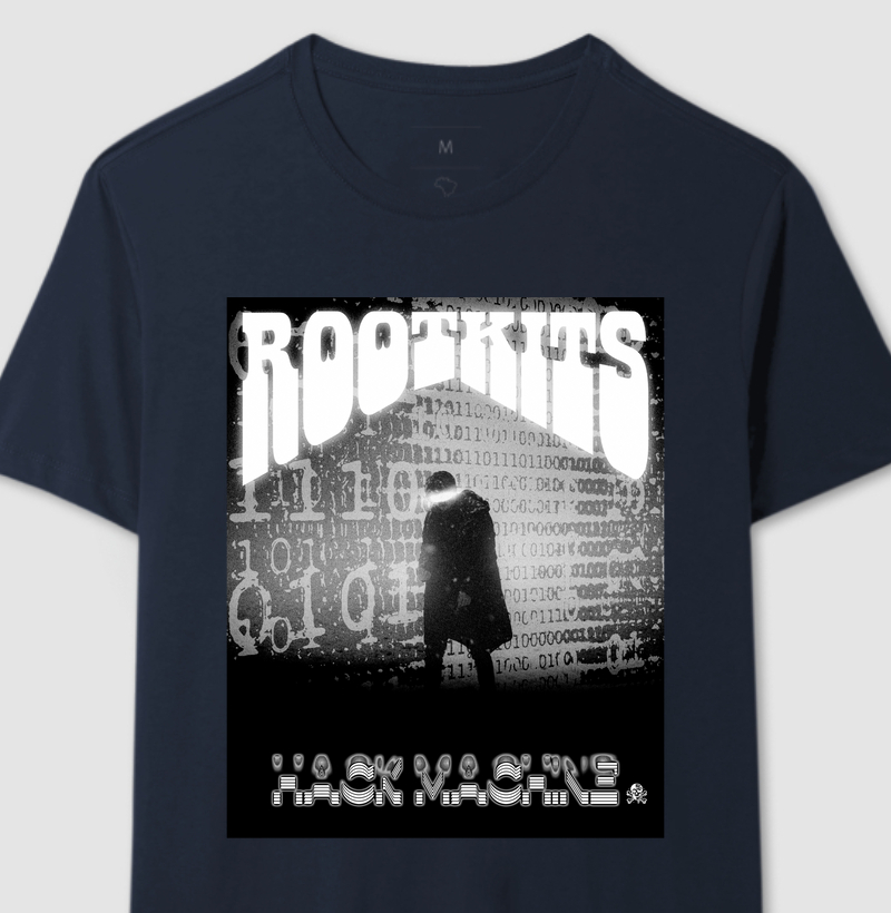 Camiseta Hack Machine – Rootkits / Invasão Silenciosa / HackTribes™
