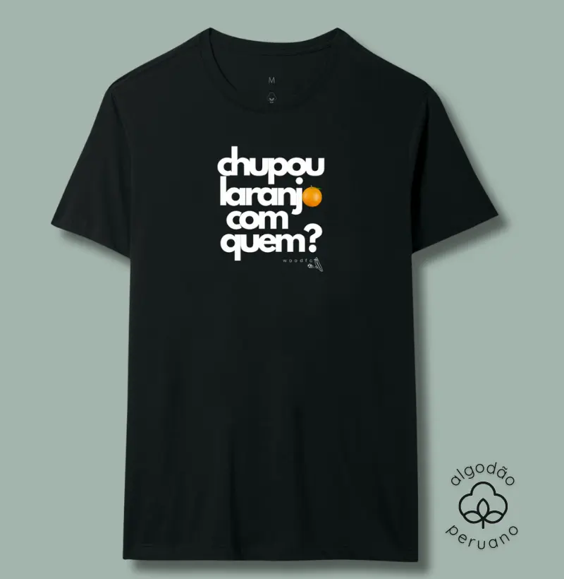 Chupou laranja com quem?
