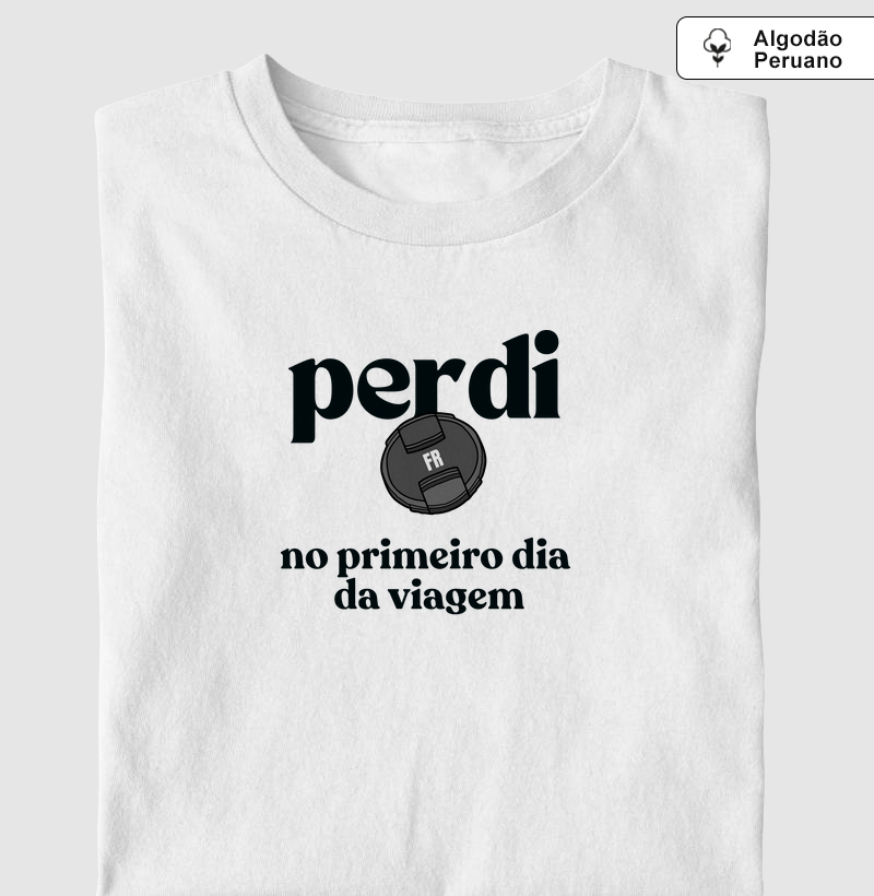 Perdi a tampa da lente no primeiro dia da viagem - Algodão premium peruano