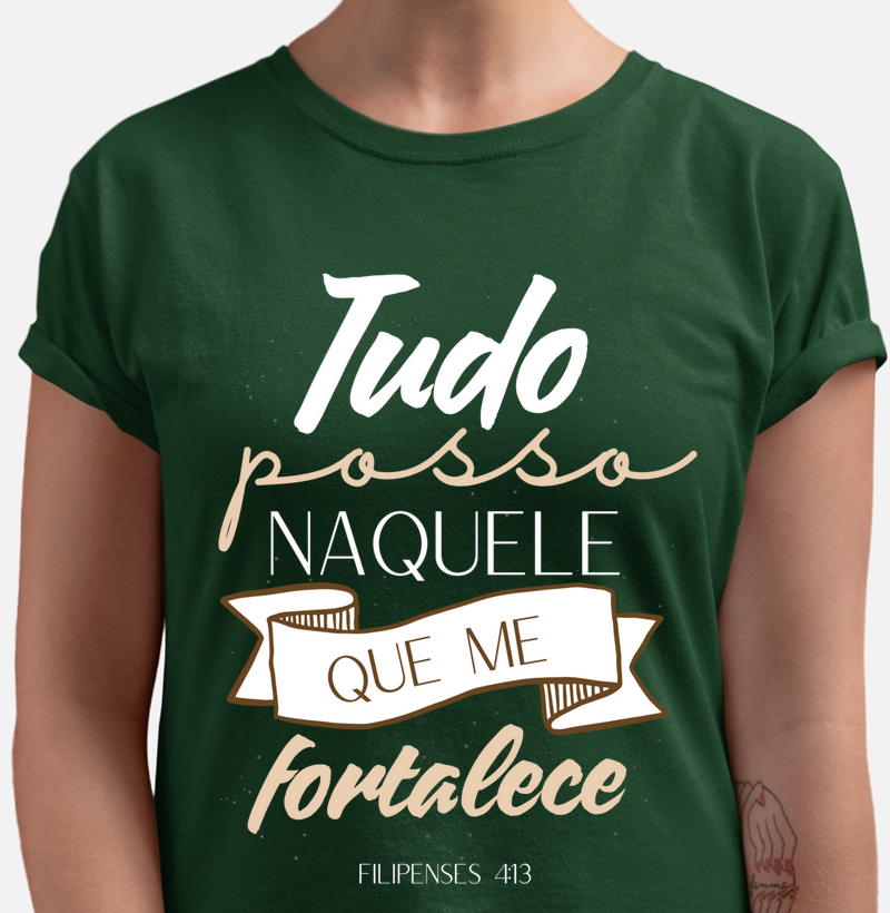 TUDO POSSO NAQUELE QUE ME FORTALECE