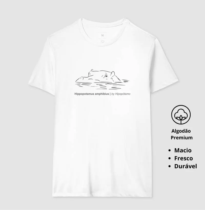 Camiseta Animalis 100% Algodão Peruano