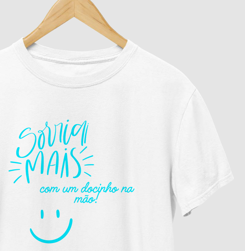 T-shirt sorria mais