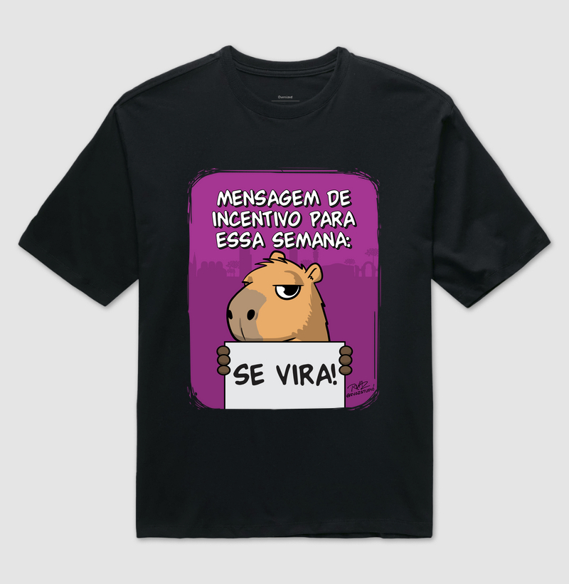 Camiseta Capivara Se Vira