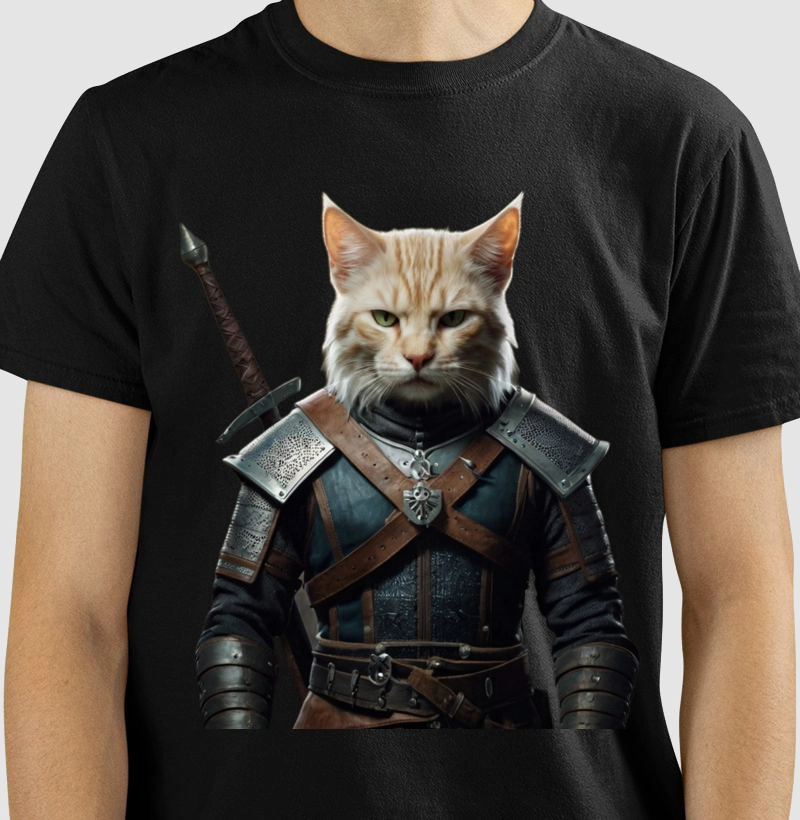T-SHIRT CAT WITCHER
