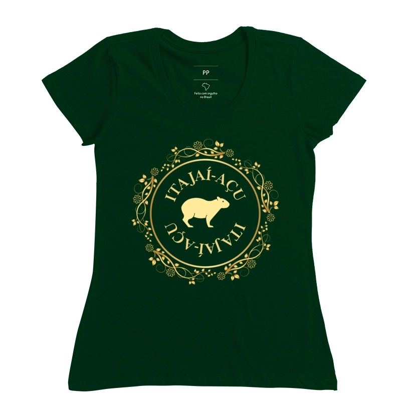 Camiseta Fem. Itajai-açu Circulo de Ouro