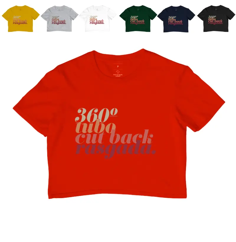 Camiseta Cropped Soltinho Manobras Surf Streetwear | Camisetas Falam