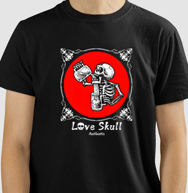 Camiseta Beer Skull
