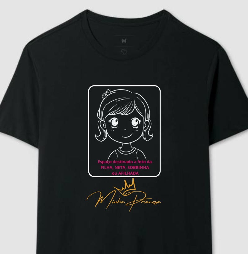 Camiseta Personalizada Minha Princesa