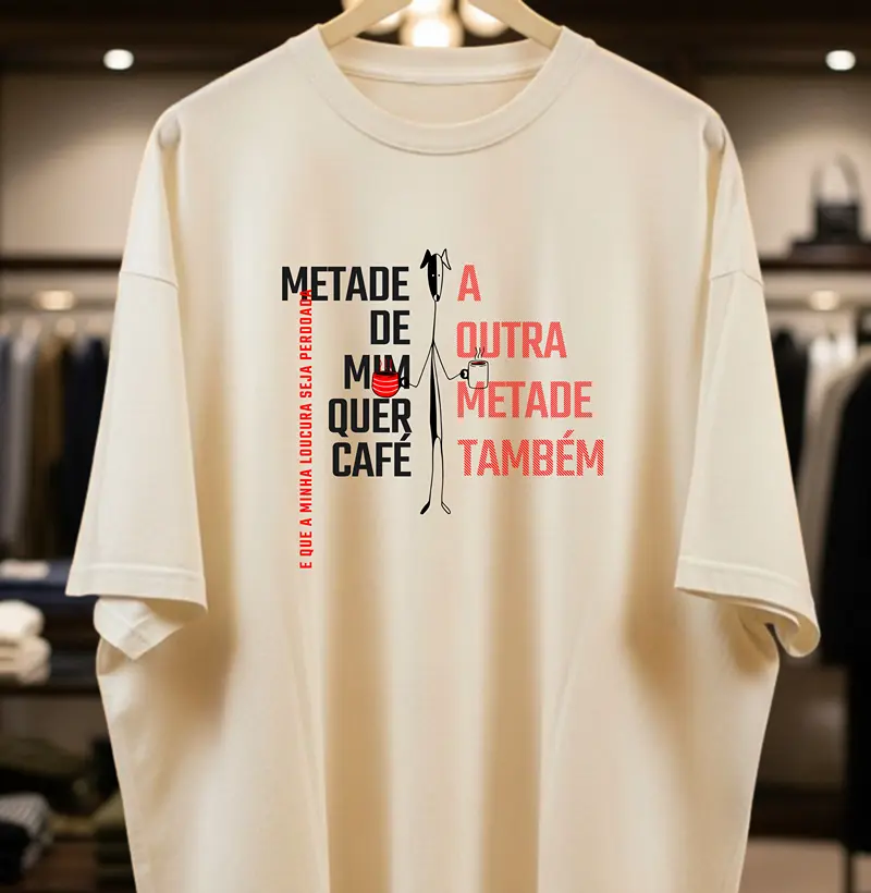 Metade de mim quer café