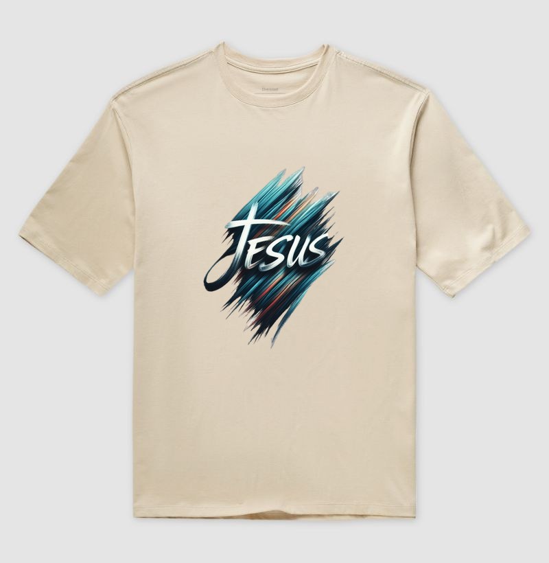Jesus - Escrita com Fundo personalizado