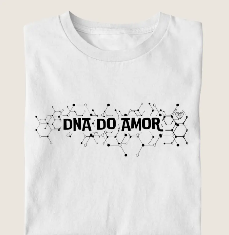 Camiseta Infantil - Família Dna do amor